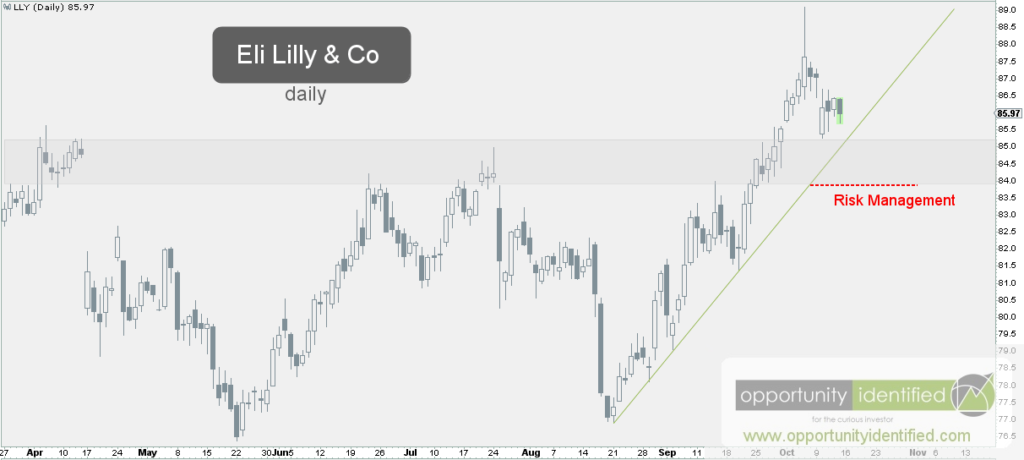 Eli Lilly LLY Daily Chart